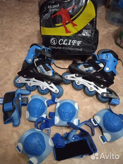 Ролики детские 30-33 и защита
