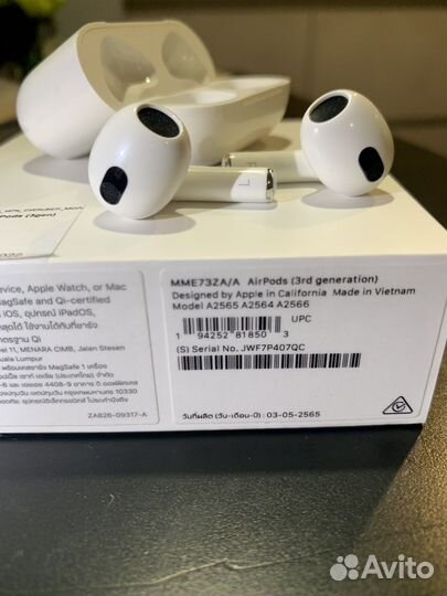 Apple Airpods 3rd generation Оригинал