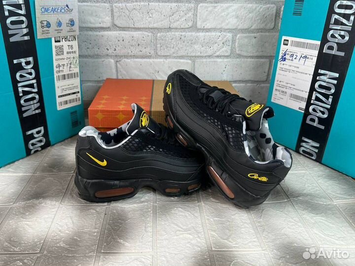 Nike air max 95 corteiz black orange