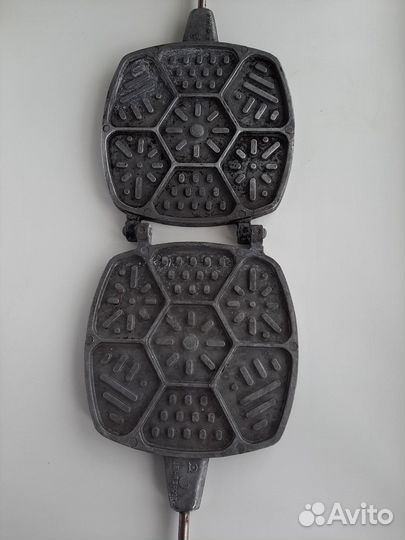 Форма-сковорода для печенья «Вафельница» СССР