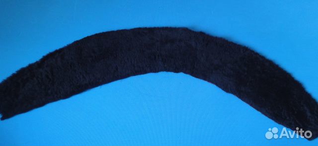 Цигейковые воротники чёрные и коричневые+ нутрия