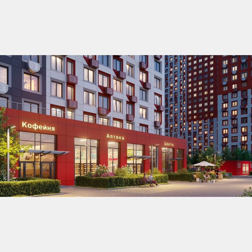 2-к. квартира, 60,1 м², 16/19 эт.