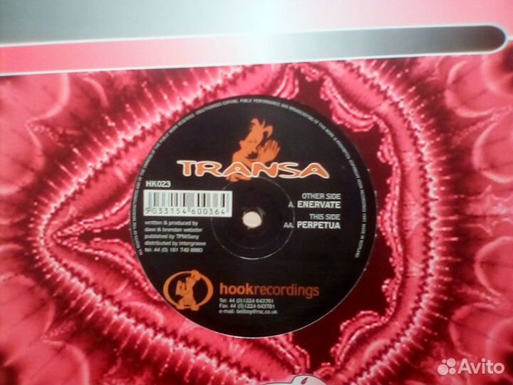 Виниловая пластинка Transa - Enervate