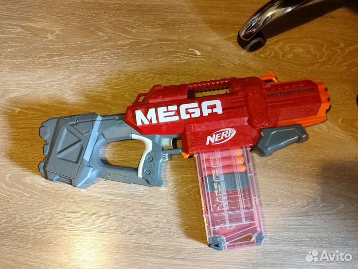 Nerf mega бластер на батарейках