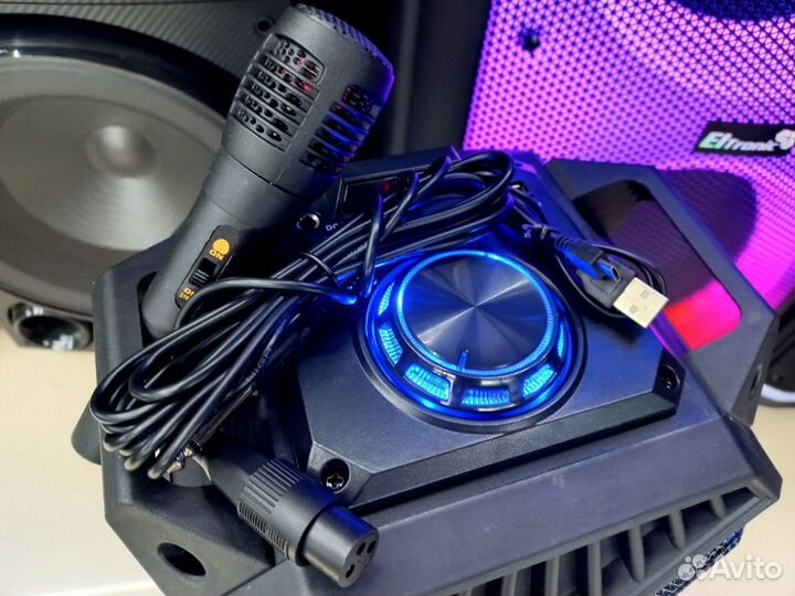 Колонка Speaker 40Вт с караоке 55см