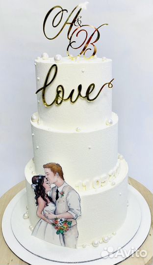 Торт на свадьбу