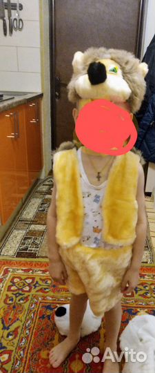 Новогодний костюм ежика