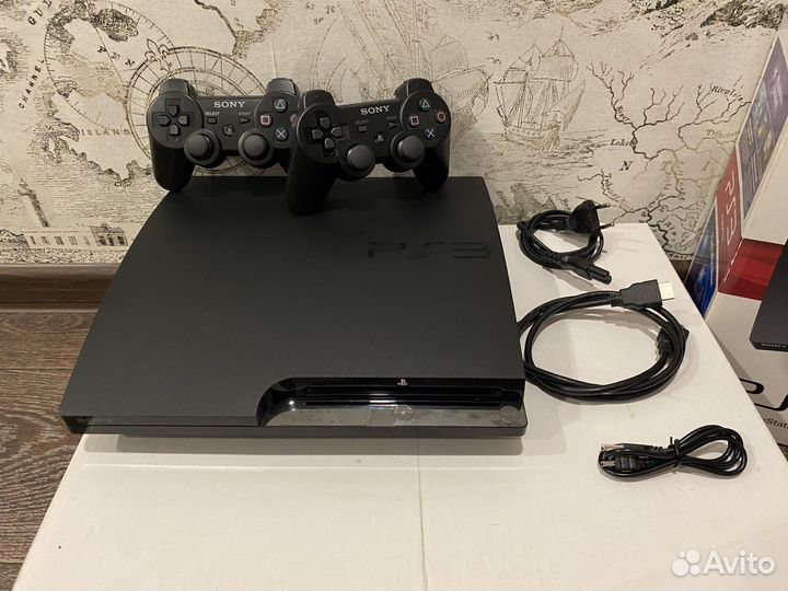 Sony PlayStation 3 Slim 320GB 2 геймпада 700+ игр