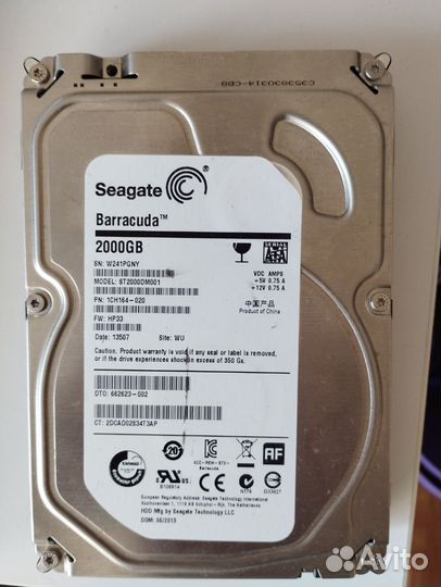 Жесткие диски barracuda 1tb / 2tb
