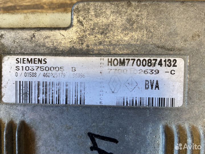 Renault laguna 1 блок управления двигателем