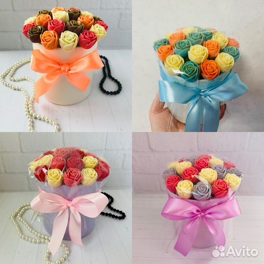 Букет из шоколадных роз