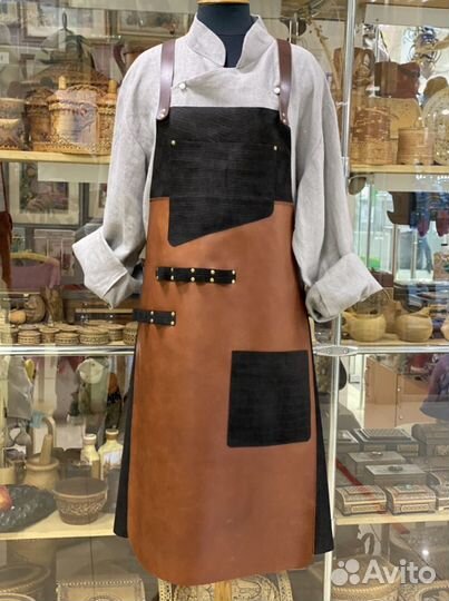 Фартуки из кожи для гриля