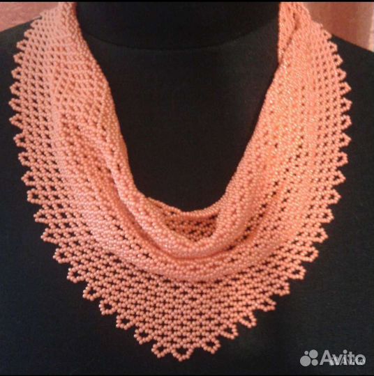 Косынка из бисера