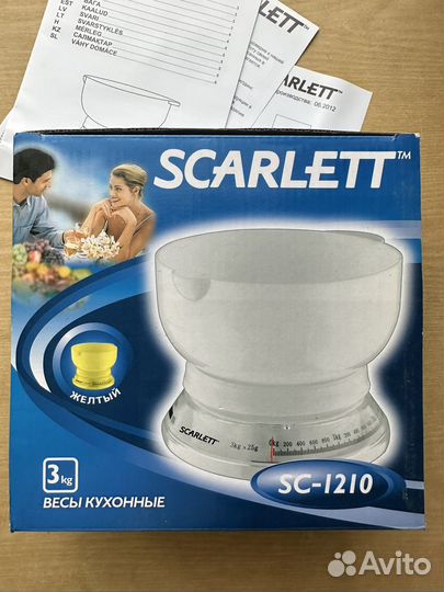 Весы кухонные механические Scarlett SC-1210