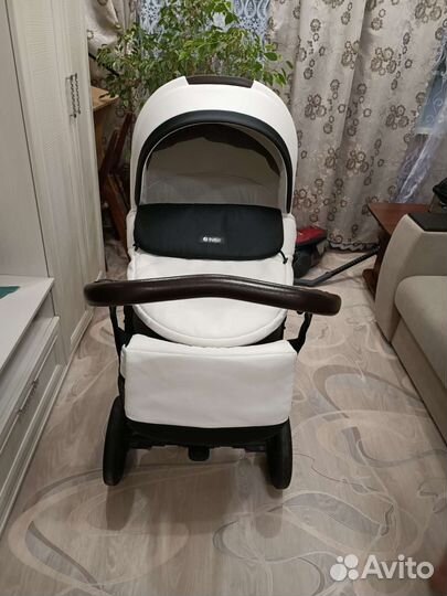 Коляска 2 в 1 эко кожа