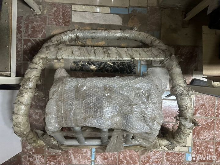 Кенгурятник обвес низ с трубой Нива Шевроле 2123