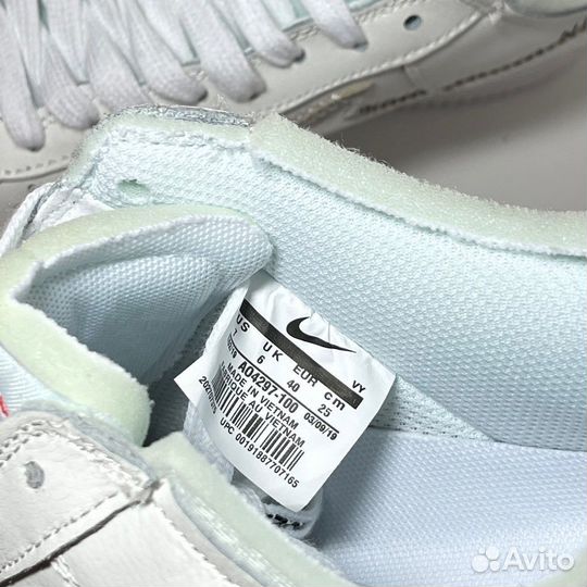 Кеды Nike Air Force Off-White LUX кожа новые