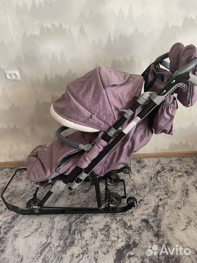Санки коляска Ника 7-8K