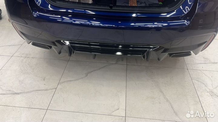 Насадки на выхлоп BMW 5 series g30 черные