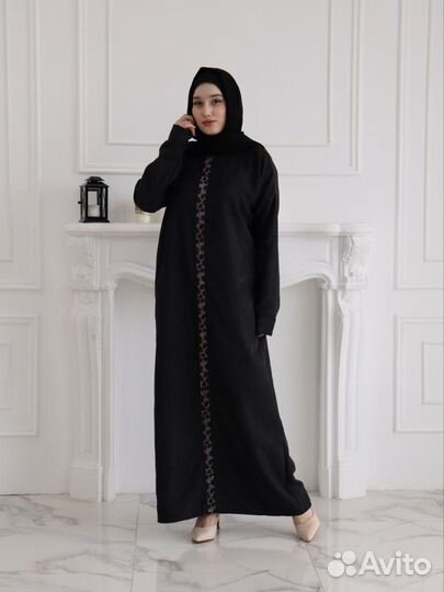 Абая из ткани вельвет купра