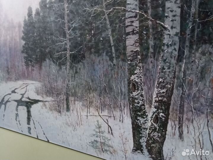 Картина маслом на холсте большая пейзаж