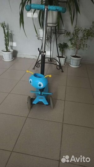 Самокат детский трехколесный бу