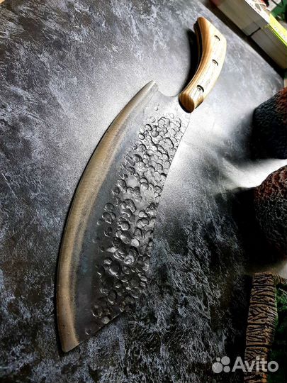Нож топорик Гектор ручная работа кованый