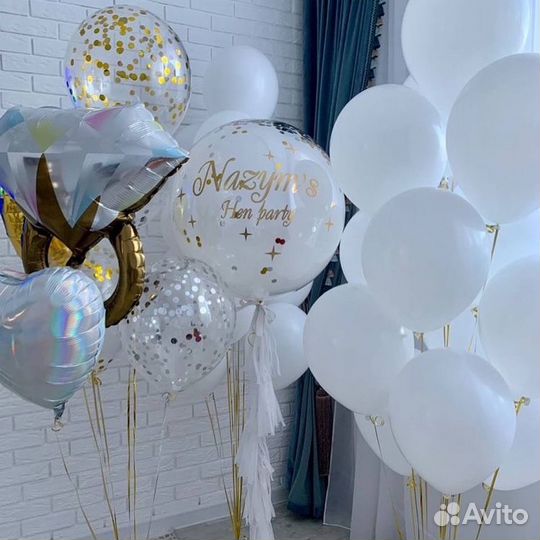 Гелевые шары на девичник