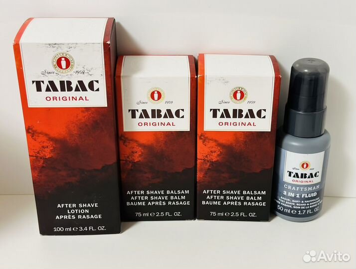 Tabac Original пена для бритья лосьон после бритья