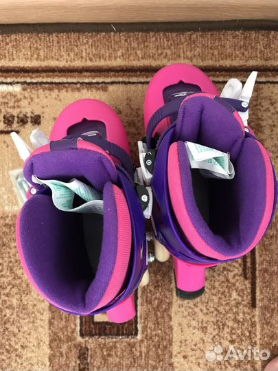 Ролики (дев.), шлем, защита (XXS) как новые компле