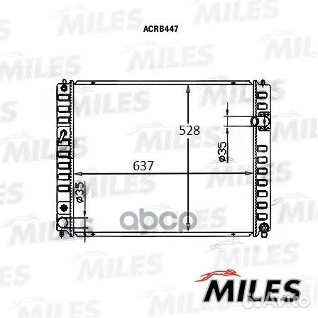 Радиатор infiniti FX 5.0 A/T (паяный) 08- nissa