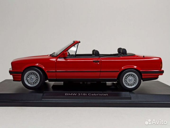 Bmw 318i E30 Cabrio 1991 Norev 1:18