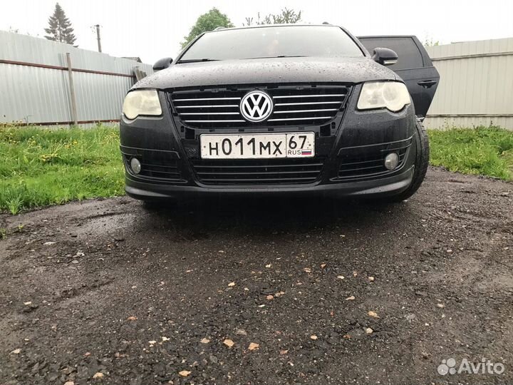 Юбка бампера Volkswagen Passat B6 R-line