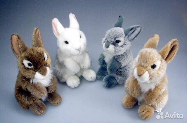 Игрушка Зайчик сидящ 23см L68047A