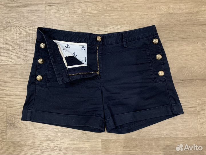 Шорты женские/синие/хлопок/MarinaYachting/38