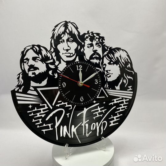 Группа Pink Floyd №1 часы из винила