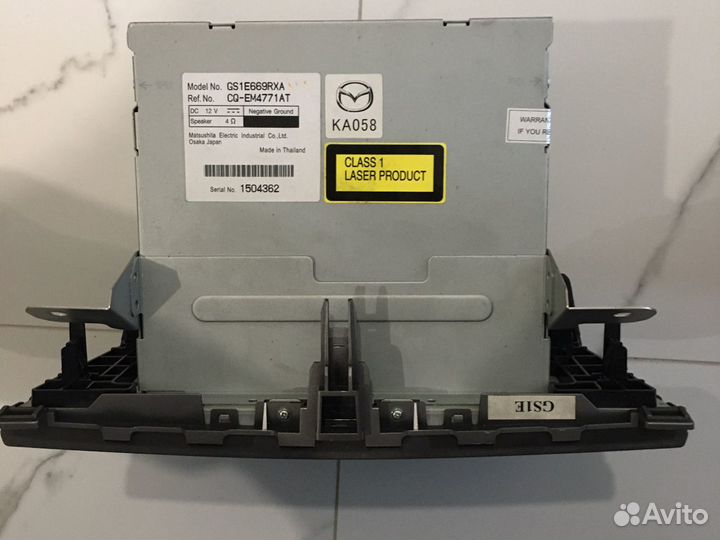 Штатная магнитола mazda