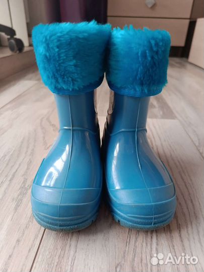 Резиновые сапоги Каури 23 размер утеплённые