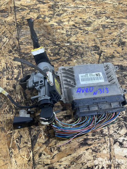 Эбу двигателя B12D1 Шевроле Авео T250