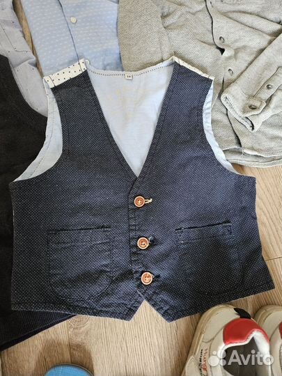 Вещи и обувь пакетом на мальчика 116