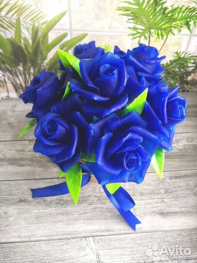 Букет из мыла, букет из роз, цветы