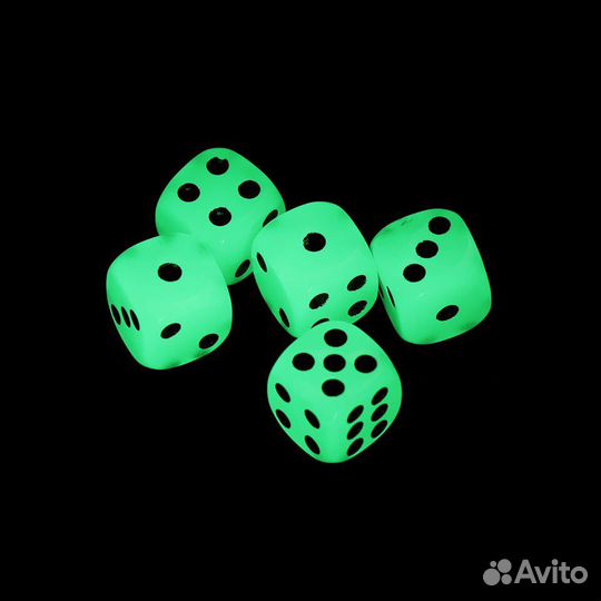 Зарики для нард светящиеся (5шт)