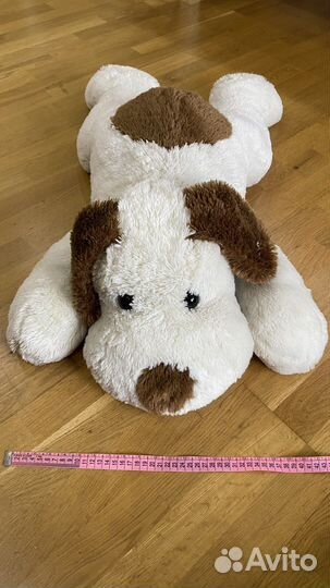 Собака большая мягкая игрушка