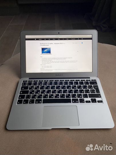 Apple MacBook Air 11 Mid 2012 ростест