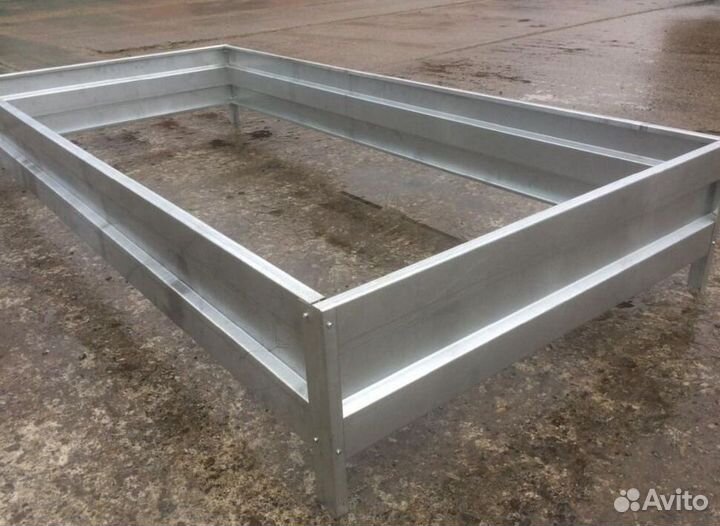 Грядка оцинкованная 1м х 3м х 22см