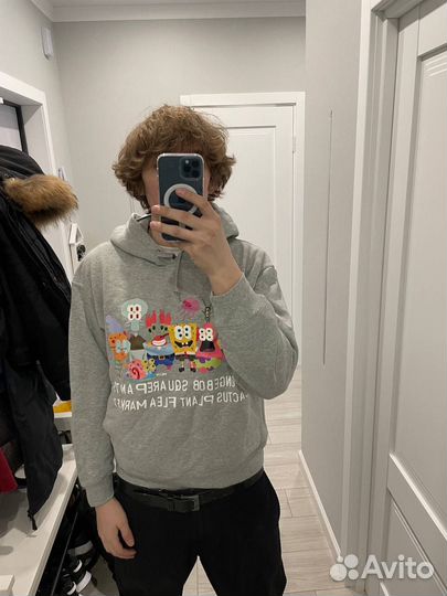 Худи cpfm x Uniqlo x Spongebob SquarePants