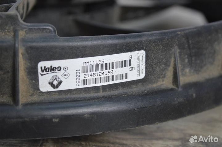 Вентилятор охлаждения renault Scenic 3