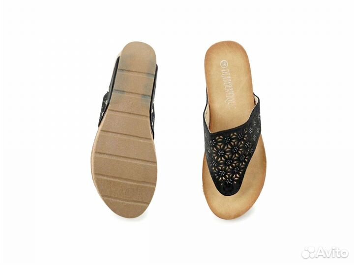 Новые сабо велюровые черные 36 Diamantique