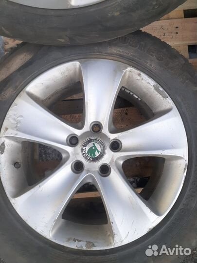 1 в наличии диски на а\м Skoda Yeti под ремонт