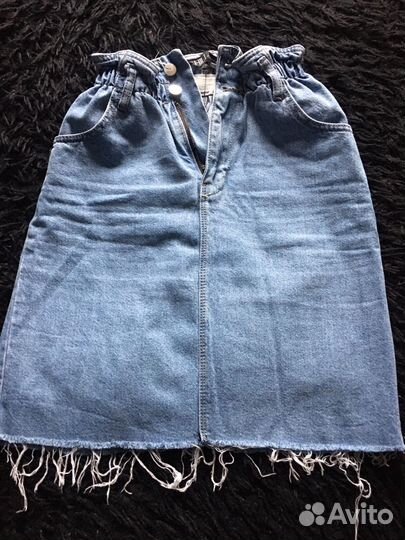 Джинсовая юбка zara